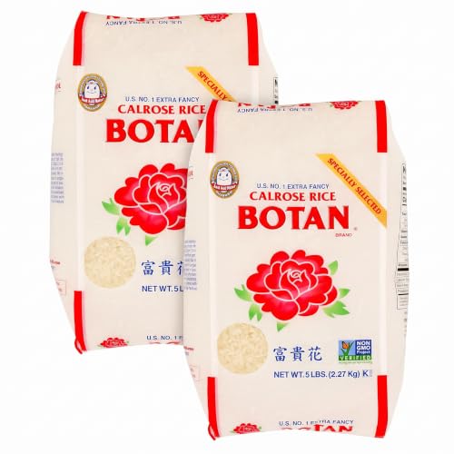 Botan Calrose, Rice Calrose Extra Fancy, 80 Ounce (Pack of 2)