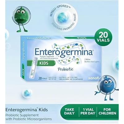 EnterogerminaKids (20 Vials) Ready-to-Use Liquid Vials 1-Pack