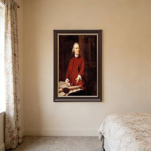Impression sur toile Samuel Adams John Singleton, tableau déco murale avec cadre - 3