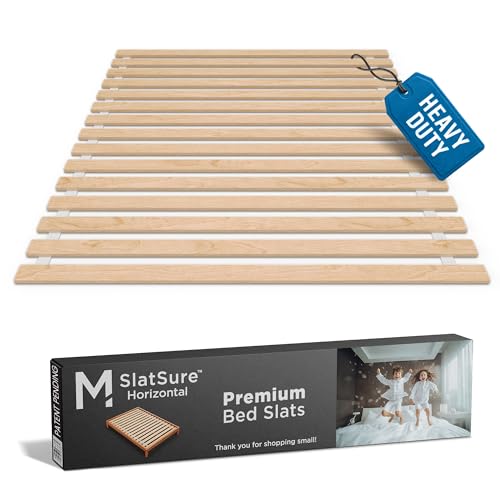 Meliusly King Bed Slats 75x80 – Heavy Duty 0.6 Inch