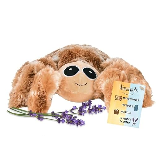 Warm Pals Microwavable Lavender Scented Plush Toy Weighted Stuffed Animal - Spidey Spider