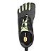 Vibram Men's FiveFingers V-Run Retro, Black/Green/Black, 50 EU / 14-15 US