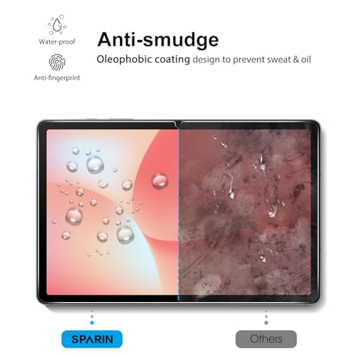 SPARIN 3 Pack Screen Protector for Samsung Galaxy Tab S11 / S10 Lite / S10 FE / S9 FE 5G (11’’& 10.9’’ Tablet), Tempered Glass, Case Friendly Accessories, S Pen Compatible, Anti-Scratch by SPARIN - Image 8