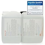 10 kg Epoxidharz Epoxydharz Epoxi Laminierharz Terra - Harz Top-Qualität 2K EP Holz Glasklar Gießharz Epoxy für GFK Tisch Boden Terra Aquarium Formenbau UV Stabilisiert