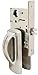TownSteel MRX-A-01-LH Mortise Lock with Ligature Resistant Arch Trim, Grade 1, Passage Function, Left Handed, Satin Stainless Steel