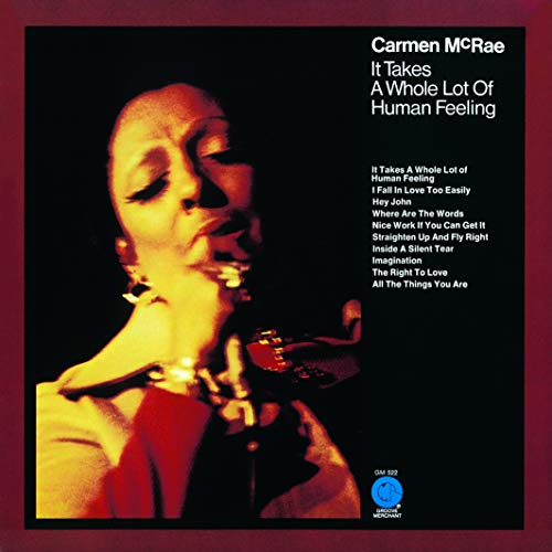 CARMEN MCRAE - A Whole Lot Of Human Feeling - Disque CD
