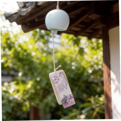 Campanas de viento japonesas artesanales pequeñas para decoración de interior 5
