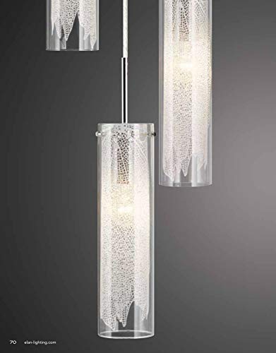 Elan 83065 Krysalis Pendant, 1 Light 60 Watts, Chrome #TOP4