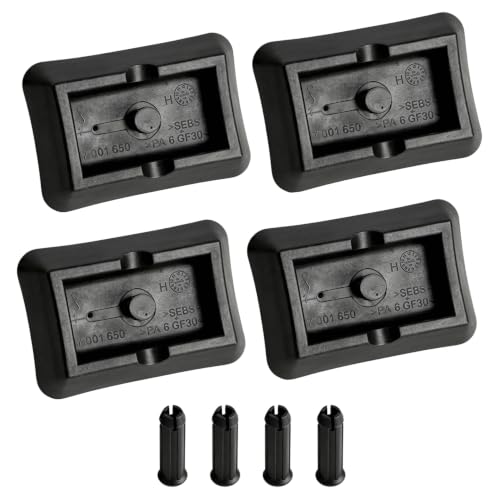 4 unidades de almohadillas de goma para gato hidráulico para BMW Serie 5 E39 7 E38 X5 E53, gato hidráulico, soporte de apoyo elevador, bloque de goma 51717001650 51718204244