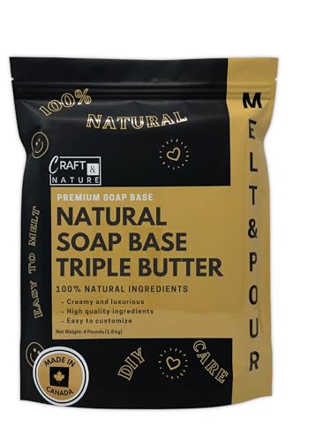 Craft & Nature 4 LB All Natural Unscented Triple Butter