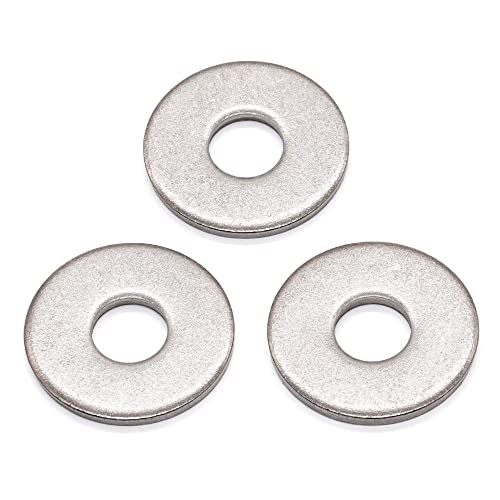 M6 Stainless Steel Flat Washer DIN9021, 50 PCS - Image 3