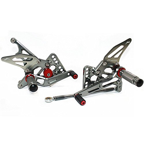 Rearsets Rear Sets Footpegs Cnc Adjustable Compatible With Gsxr1000 2005 2006 #TOP7