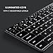 Satechi Slim W3 Wired Backlit Keyboard with Numeric Keypad, Illuminated Keys & USB C Connection, for MacBook Air/Pro M4, iPad Air/Pro M4/M3, iPad mini, Mac mini, iMac and More