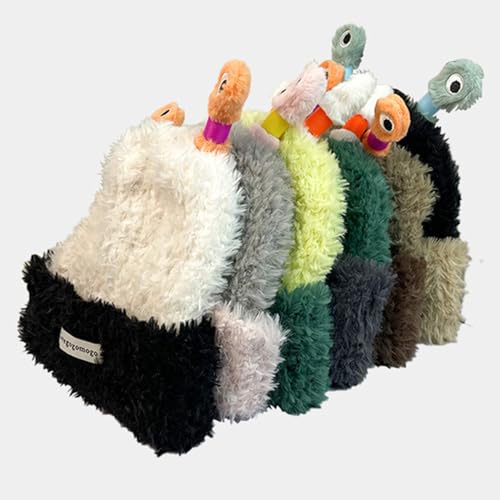 Girls Glowing Antenna Plush Christmas Student Fashion Girls Night Hat Cold Weather Keep Warm3