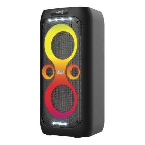 Caixa de Som Ssound Vegas 2 Portatil Preto LED Bluetooth TWS - 700w