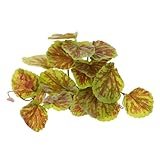 ledmomo 爬虫類テラリウム用人工植物 フェイクグリーンプラント 爬虫類 亀 魚水槽装飾 自然な葉の質感 特殊細工でリアル感アップ ペット飼