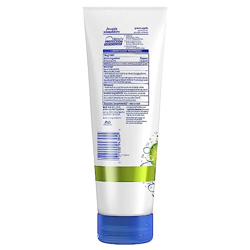 Head & Shoulders Green Apple Daily-Use Paraben Free Anti-Dandruff Conditioner, 10.9 Fl Oz #TOP1