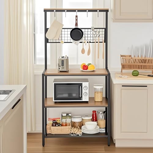 Étagère de rangement industrielle pour désencombrer votre plan de travail de cuisine