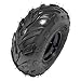6 Inch ATV Tires and Wheels 4-Pack, 145/70-6 Tubeless Tire with Rim 3-Lug Hole Pattern for 50cc 110cc 125cc ATV Quad Go Kart, Fits TaoTao Coolster Sunl Suzuki LT50