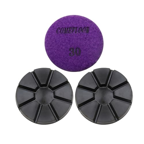 Palets de polissage diamantés 30# pour sol en béton et terre cuite x3