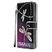 Produktbild Draamvol Huawei Y6P Hülle, Flipcase mit Kartensteckplatz und Magnetverschluss Leder Brieftasche Flip Cover Bücherregal Stoßstange Tasche Handyhülle für Huawei Y6P,Libelle