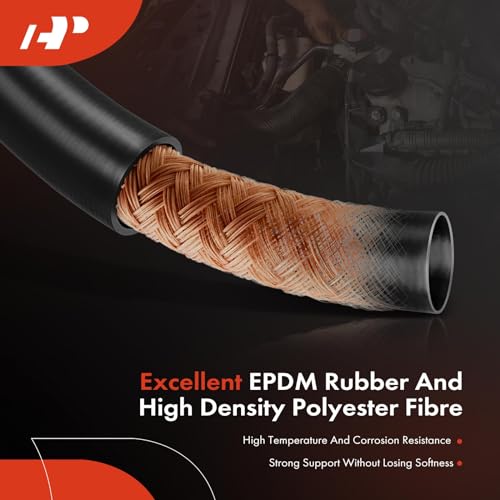 A-Premium Upper Radiator Coolant Hose Compatible with BMW 128i 2008-2013, E90 325i 2006, 328i 2007-2013, 328i xDrive 2009-2013, 328xi 2007-2008, 330i 2006, 330xi 2006, Replace# 17127618510 - Thumbnail 3