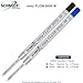 Schmidt easyFLOW9000 Black, Blue, Ballpoint Refill, Medium Tip 1.0mm - Pack of 8