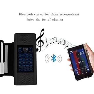 YONGCHY Main Piano Roll, Portable 88 Clés Rouleau Main électronique Clavier, Piano Multifonction Silicone Clavier électronique, Deux Haut-parleurs Bluetooth, Convient pour Les Enfants et Begainners - Les Beatles, Paul McCartney, John Lennon, RIngo Starr, George Harrison YONGCHY Main Piano Roll, Portable 88 Clés Rouleau Main électronique Clavier, Piano Multifonction Silicone Clavier électronique, Deux Haut-parleurs Bluetooth, Convient pour Les Enfants et Begainners – Image 3