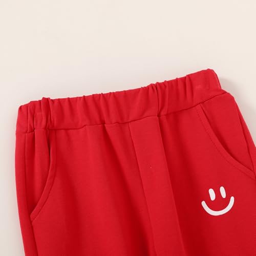 Image of YOUNGER STAR Toddler Baby Boy Girl Clothes Fall Winter Outfits Long Sleeve Hoodie Sweatshirt Sweat Pants Cotton Sweatsuits