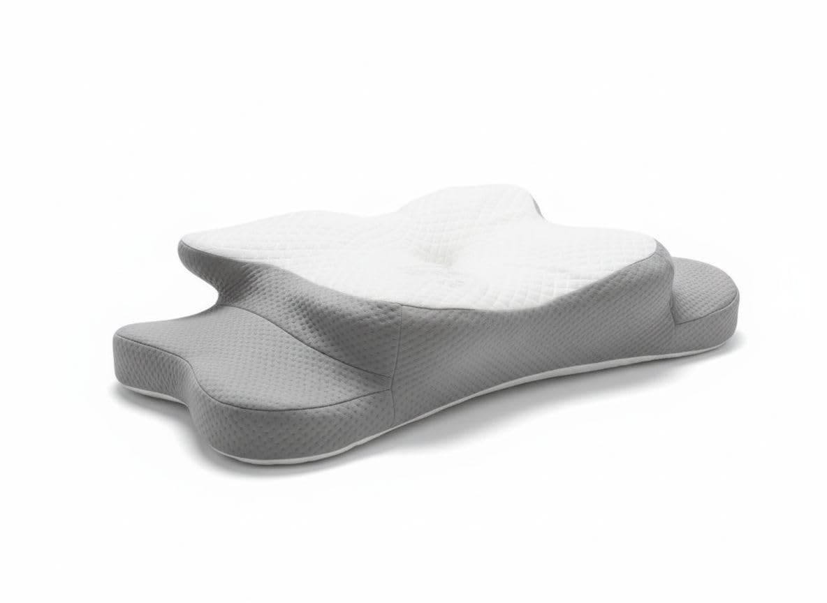 sei Design Nackenkissen Memory Foam Kissen – Orthopädisches Nackenstützkissen, Oeko-TEX® ergonomisches Kopfkissen, Cooling & Lyocell Bezug, für Rücken- und Seitenschläfer