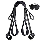 REESTBOO BDSM Bondage Fesseln Sexspielzeug für Paare Extrem Sex, mit Augenmaske Handschellen FuÃŸfesseln, Verstellbar Oberschenkel Bandage Seile und Weiche Nackenstütze, Sex Spielzeuge für Paare