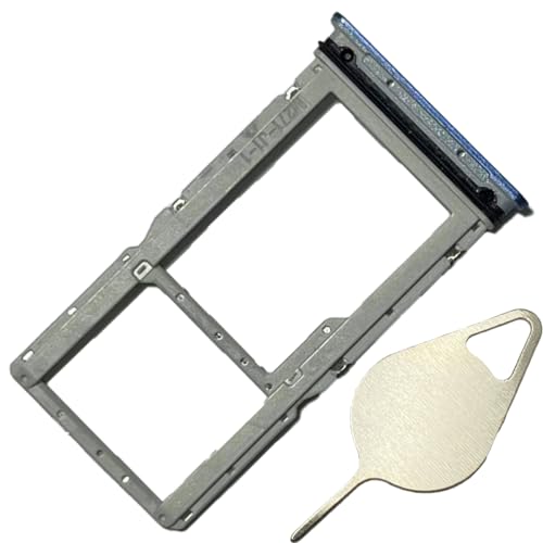 SECRETIGER Soporte para bandeja de tarjeta SIM con pin de repuesto para Moto Rolla Moto G Play 2024 (Moto G Play Gen 3), fácil acceso a la tarjeta SIM, color azul zafiro