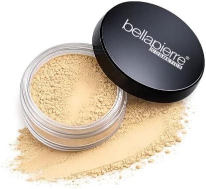 bellapierre Mineral Foundation SPF 15 - Loose Powder Foundation, Full Coverage Mineral Makeup with Matte Finish, Vegan, Cruelty Free, Hypoallergenic, Oil Free, Talc Free, 0.32 oz - Cinnamon
