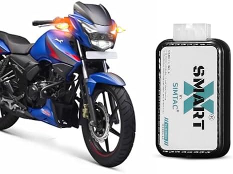 SIMTAC TVS Apache 2V Switchless SMART-X Hazard Flasher AP-SL6 : Amazon ...
