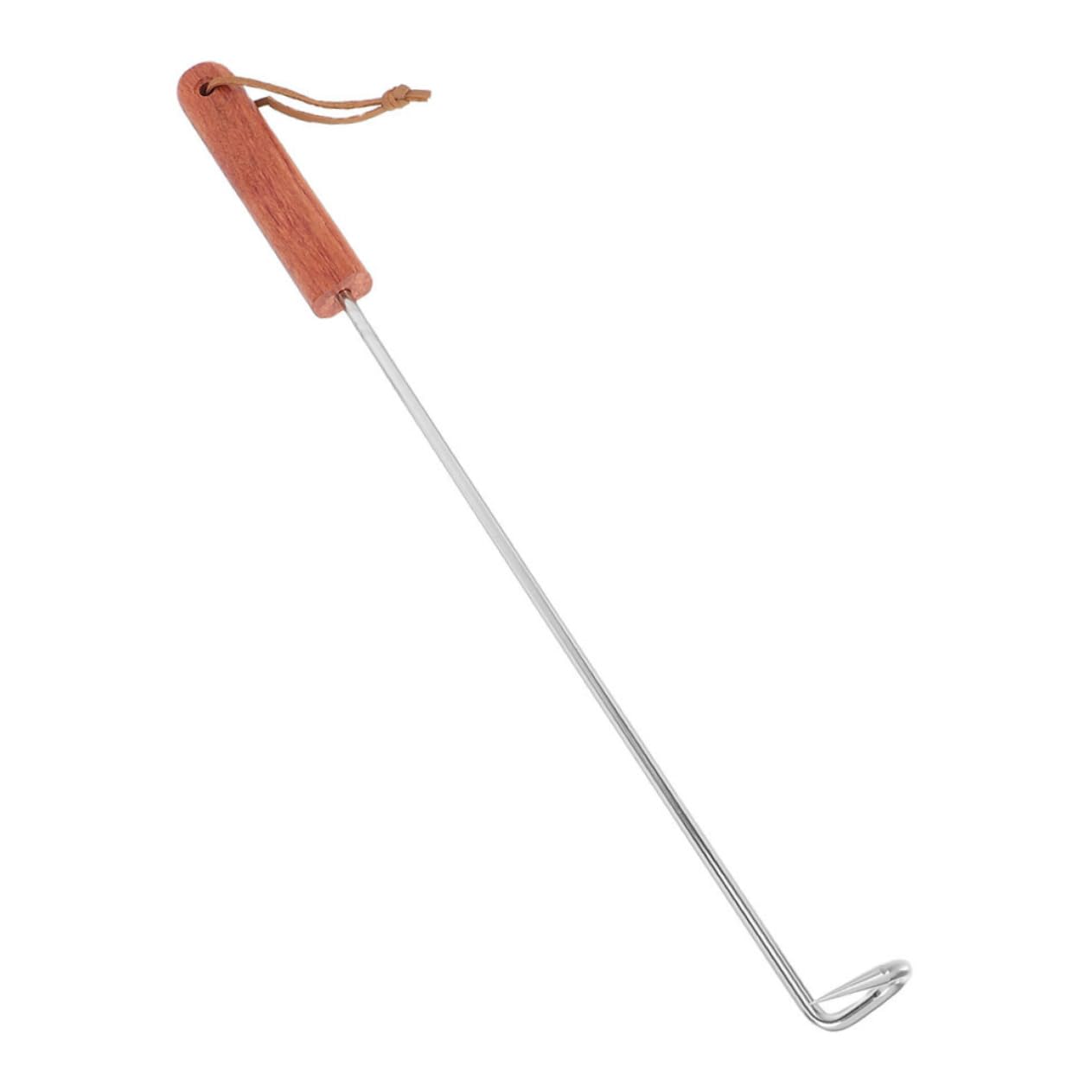 FUNOMOCYA Bbq Meat Turning Hook Sturdy Flipper Tool with Comfortable Grip for Efficient Flipping Ergonomic Design for Outdoor Cooking and Grilling Easy to Clean Bbq Accessory