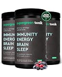 SUPERGREEN TONIK 100% Natural Greens Superfood Powder – Daily Supplement with 38 Superfoods, Vitamin