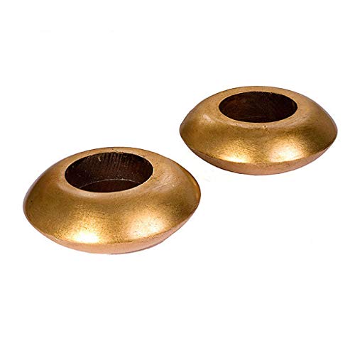 Gilded Wooden Pair of Candelabra