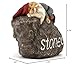 Top Collection Stoned Gnome - Hand Painted Gnome Lying Sleeping on Stone Sculpture - 3.75-Inch Adorable Funny Fantasy Collectible Figurine