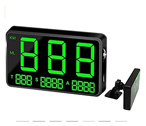 Velocímetro GPS universal para coche con pantalla digital HUD y alarma de velocidad en MPH