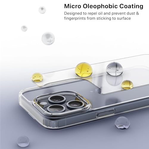Image of ExpressB Back Cover for iPhone 15 Pro | Minimal Protect | Ultra Thin Anti Scratch Matte Finish Case for iPhone 15 Pro (Clear /Hard Back)