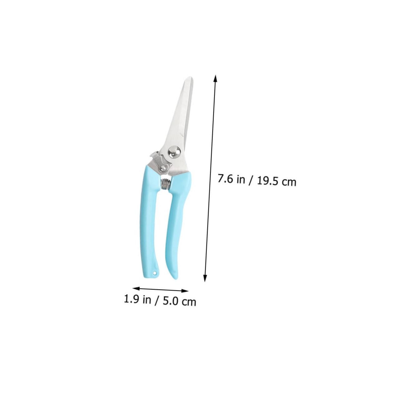 Levemolo Portable Pruning Scissors Set 2pcs Garden Shears Sturdy Abs Handles Perfect for Indoor Plant Scissors Trimming