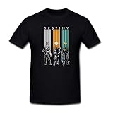 MoonArt Men's Hunter & Warlock & Titan Destiny Games T-Shirt XXL Black