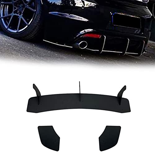 Diffuseur arrière ABS pour Scirocco R 2015 lip de spoiler premium