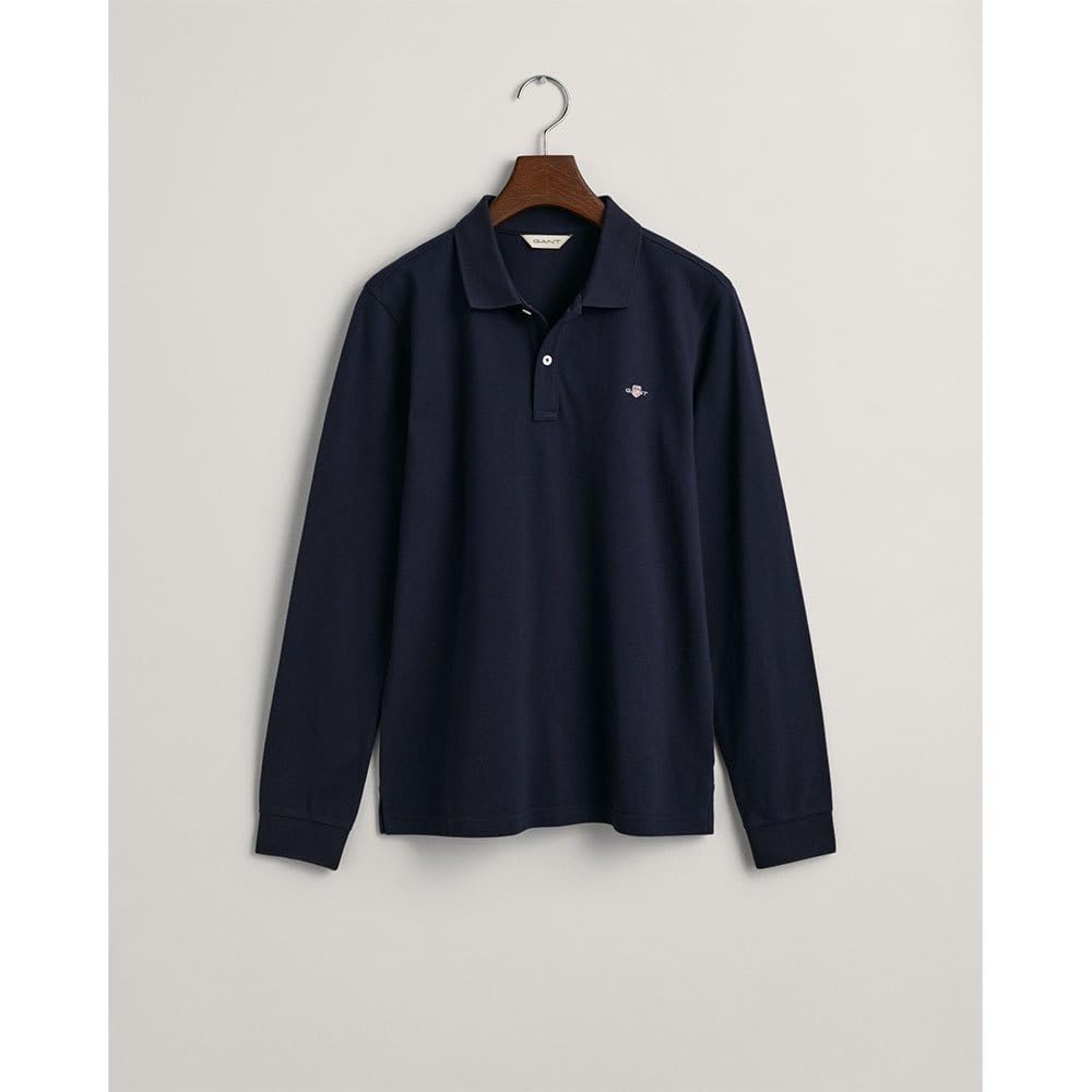 GANT Shield LS Pique Rugger Polo Unisex-Bambini e Ragazzi