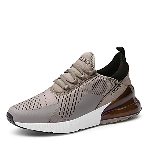 populalar Laufschuhe Herren Damen Turnschuhe Sportschuhe Straßenlaufschuhe Sneaker Atmungsaktiv Trainer für Running Fitness Gym Outdoor Leichte 3Braun 38EU