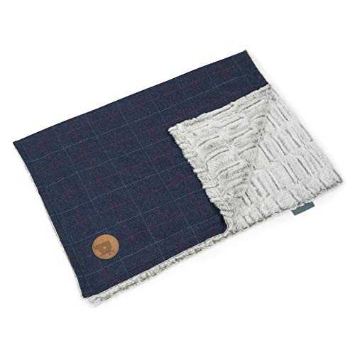 Petface Midnight Tweed Soft Fleece Comforter Bedding Blanket for Dogs