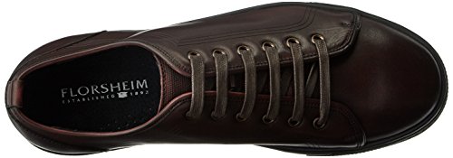 Florsheim Men's Forward Lo Lace Up Fashion Sneaker, Wine Smooth, 7 M Us #TOP4