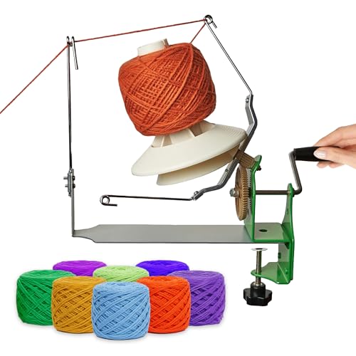 Olikraft Large Yarn Winder - Hand Operated Jumbo 16 oz