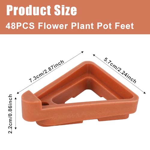 48 Pcs Flower Plant Pot Feet - Image 2