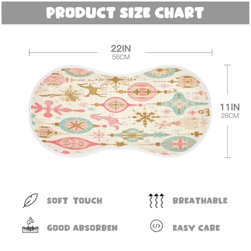 Kigai Horse Lamp Ball Baby Burp Cloths Extra Soft and Absorbent Burping Rags Cotton Burping Clothes Baby Washcloths for Newborn Boys Girls - 1 Pack4